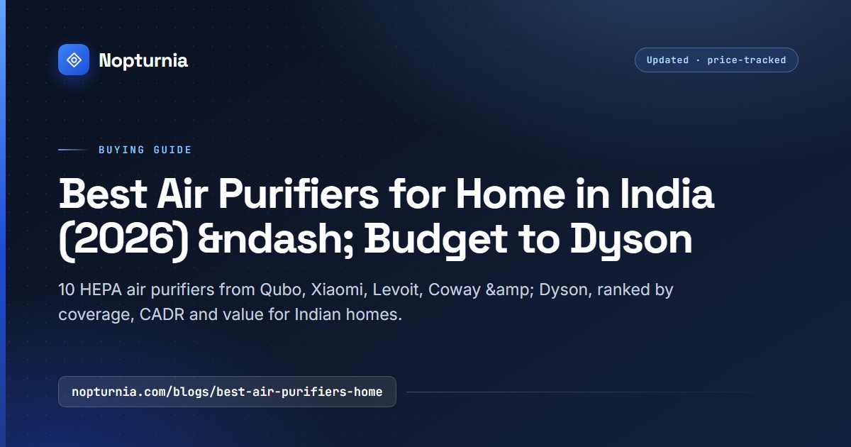 Best Air Purifiers for Home 2026