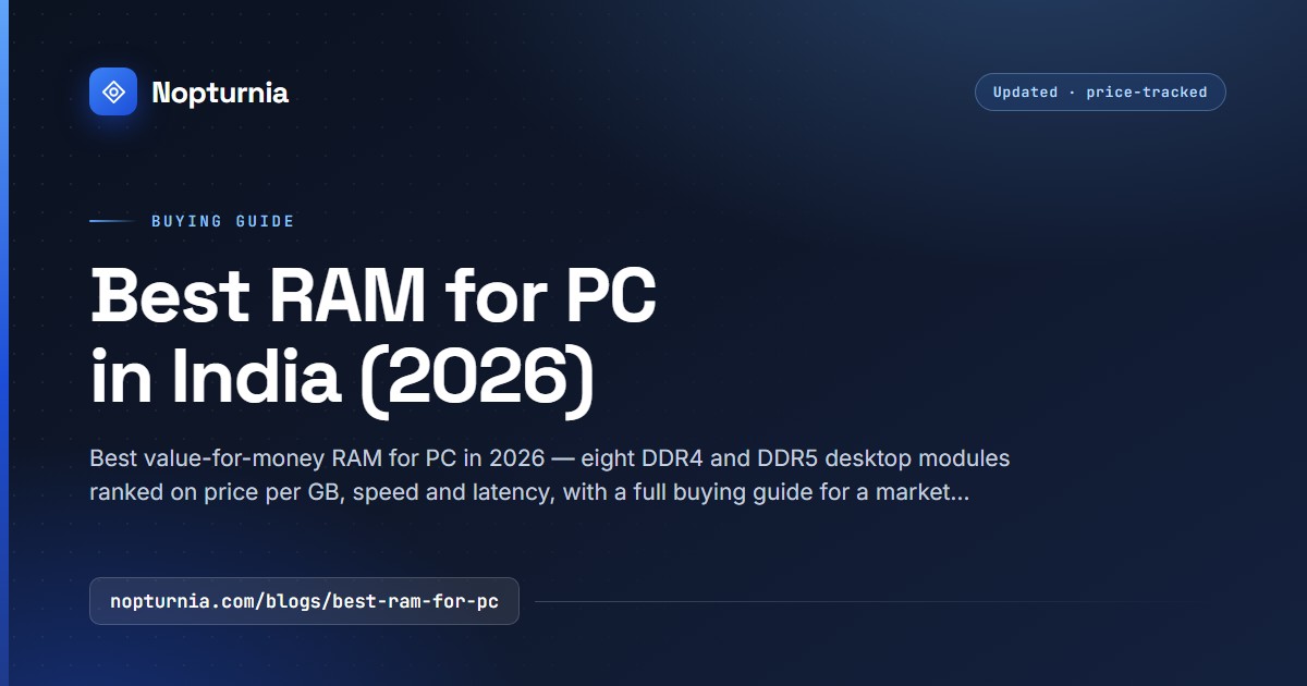 Best RAM for PC in India 2026