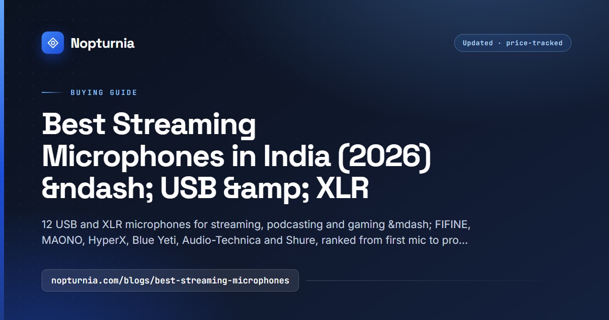 Best Streaming Microphones 2026
