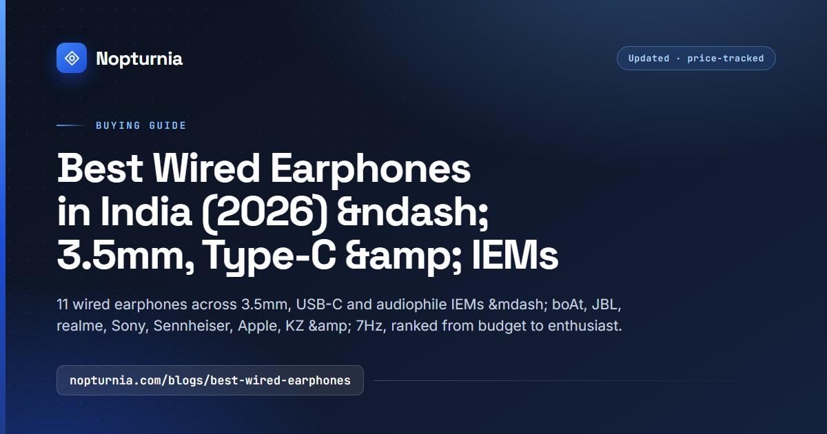 Best Wired Earphones in India 2026